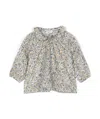 Il Gufo Abstract-print Blouse In Gray