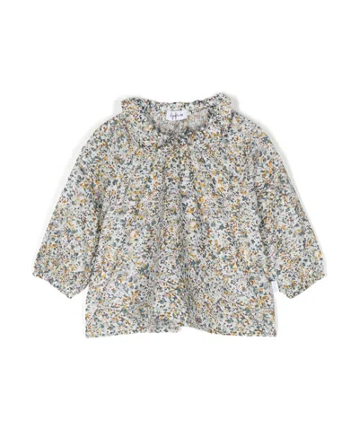 IL GUFO ABSTRACT-PRINT BLOUSE
