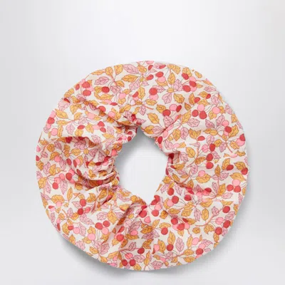 Il Gufo Apricot Scrunchie In Liberty Fabric