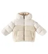 Il Gufo Baby Bouclé Down Jacket In Beige