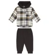 Il Gufo Baby Set Aus Hoodie Und Jogginghose In Black