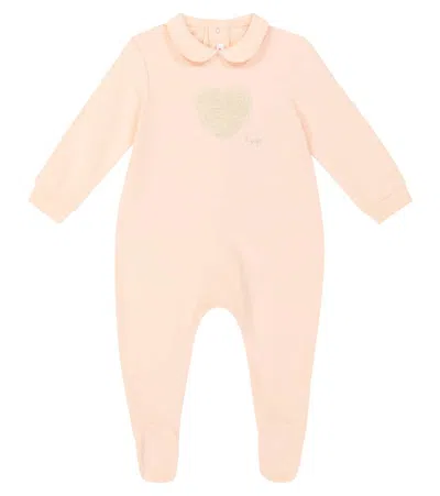 Il Gufo Baby Cotton-blend Onesie In Pink