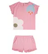 Il Gufo Baby Set Aus Top Und Shorts In Multicoloured