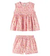 Il Gufo Baby Set Aus Top Und Shorts Aus Baumwolle In Multicolor
