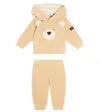 Il Gufo Baby Set Aus Hoodie Und Jogginghose In Multicoloured