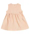 Il Gufo Baby Linen And Cotton Dress In Pink