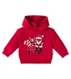 Il Gufo Baby Printed Cotton Sweatshirt In Red