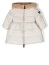 Il Gufo Bear-ear Padded Coat In 中性色