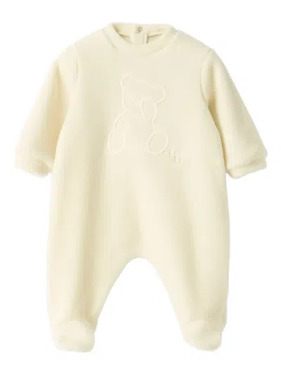 Il Gufo Babies' Bear Pajama In Neutral