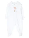 Il Gufo Bear-patch Pyjamas In White