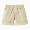 IL GUFO BEIGE COTTON BERMUDA SHORTS