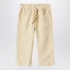 Il Gufo Beige Linen Trousers
