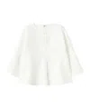 Il Gufo Bell-sleeve Blouse In White