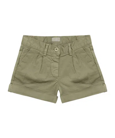 Il Gufo Belt Ring Shorts In Gray