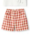Il Gufo Bird-print Short Set In White