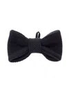 Il Gufo Black Pre-tied Bow Tie In Cotton Boy In Blu