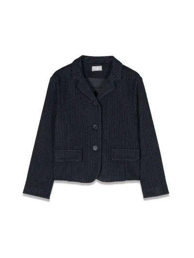 Il Gufo Mini Blazer For Girls In Blue