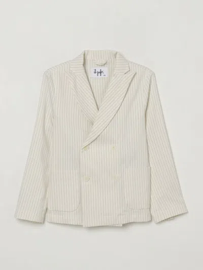 Il Gufo Kids' Blazer  Bambino Colore Panna In Yellow
