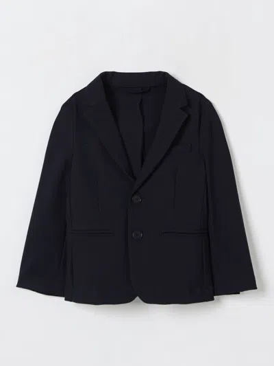 Il Gufo Kids' Notched-lapels Single-breasted Blazer In Blue