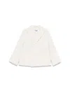 Il Gufo Striped Blazer In White