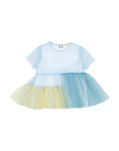Il Gufo Kids'  Blouses In Sky Blue