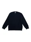 Il Gufo Kids' Blue Crewneck Sweater With Ribbed Trims In Cotton Boy