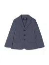 Il Gufo Pin-stripe Jacket In Blue