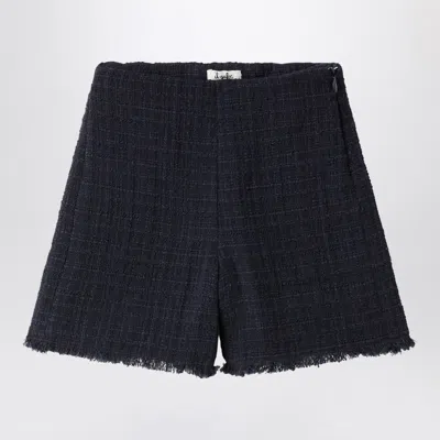 Il Gufo Kids' Blue Tweed Shorts