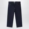 Il Gufo Cotton Straight-leg Jeans In Blue