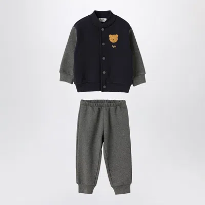 IL GUFO BLUE/BLACK FLEECE SUIT