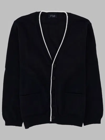 Il Gufo Blue/white Tricot Sweater