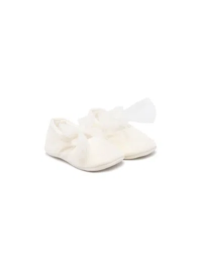 Il Gufo Babies' Bow-detail Ballet Flats In Neutrals
