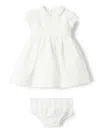 Il Gufo Bow-detail Dress In White