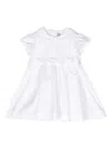 Il Gufo Bow-detail Flared Dress In White