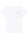 Il Gufo Bow T-shirt In White