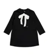 Il Gufo Bow-embellished Dress In Black