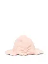 Il Gufo Bow-embellished Sun Hat In Pink