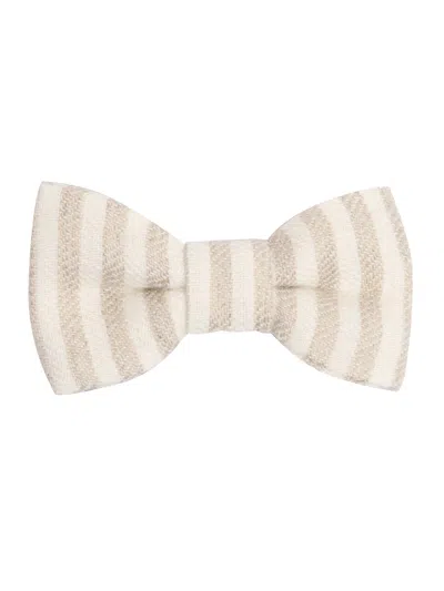 Il Gufo Kids' Bow Tie In Beige