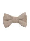 Il Gufo Elastic-loop Bow Tie In Brown