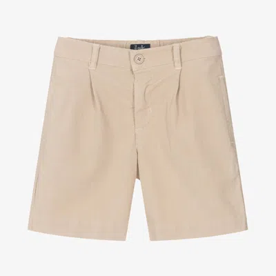 Il Gufo Kids' Boys Beige Cotton Shorts