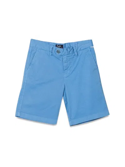 Il Gufo Boys' Classic Mini Bermuda Shorts In Blue