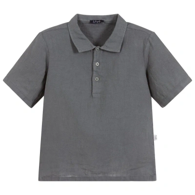 Il Gufo Babies' Boys Grey Linen Shirt