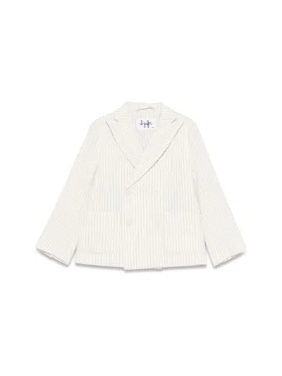 Il Gufo Boys' Stylish Mini Blazer In White