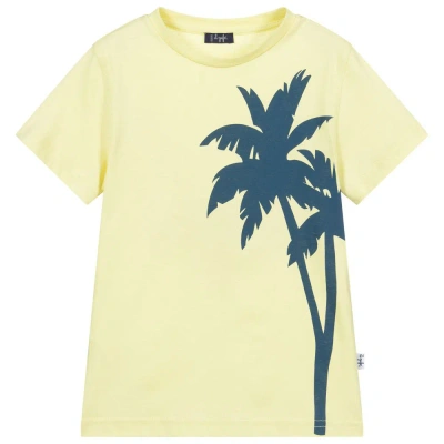 Il Gufo Babies' Boys Yellow Cotton T-shirt