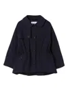 Il Gufo Button Coat In Blue