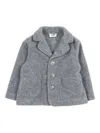 Il Gufo Button-fastening Blazer In Gray