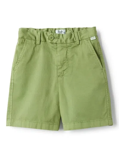 Il Gufo Button-fastening Shorts In 绿色