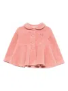 Il Gufo Buttoned Duffle Coat In Pink