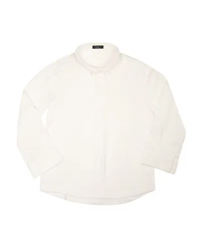 Il Gufo Buttoned Long-sleeved Shirt In White