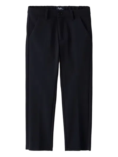 Il Gufo Kids' Buttoned Trousers In Blue